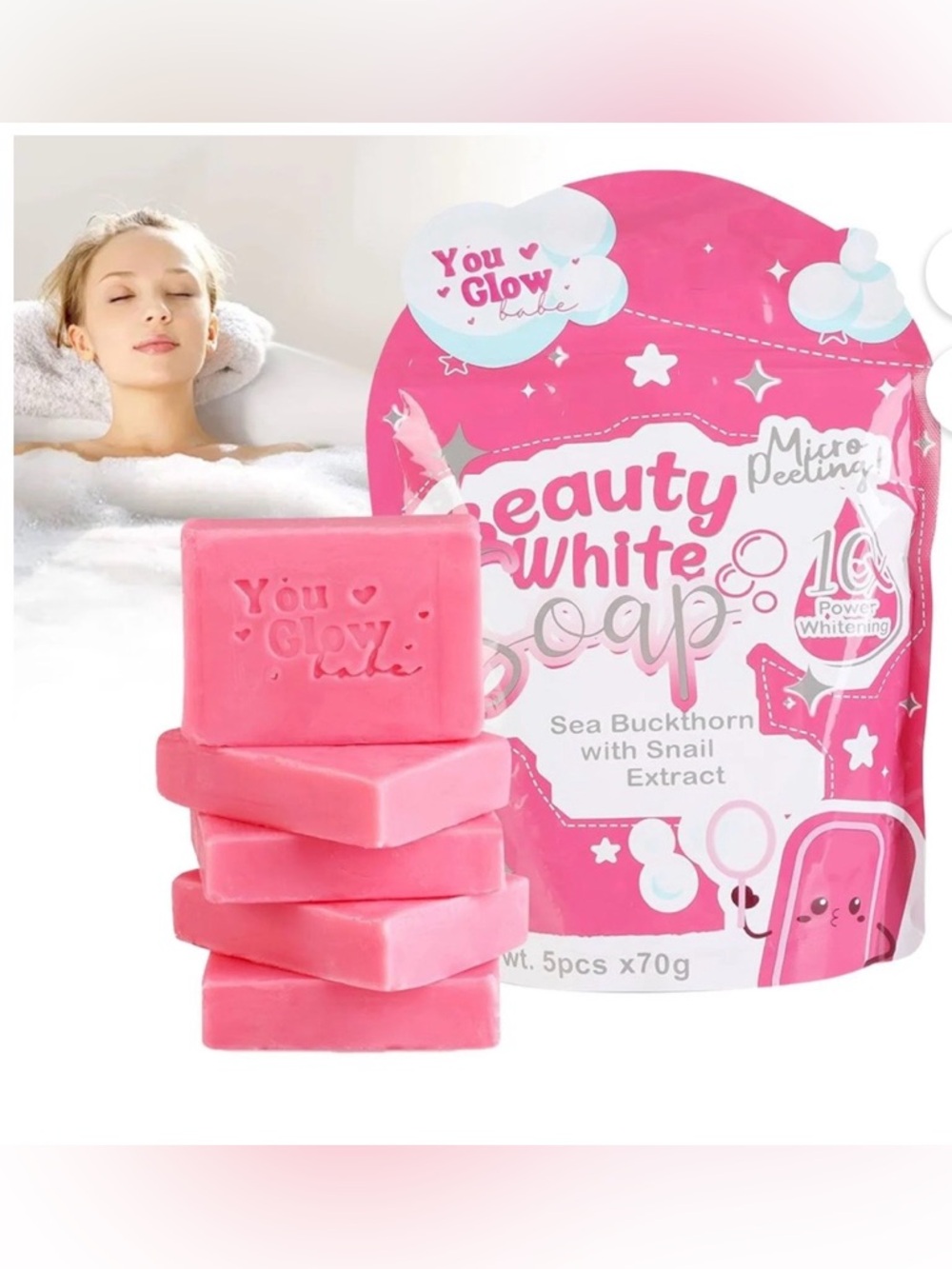38. Beauty White Soap /  5 Bars x 70g